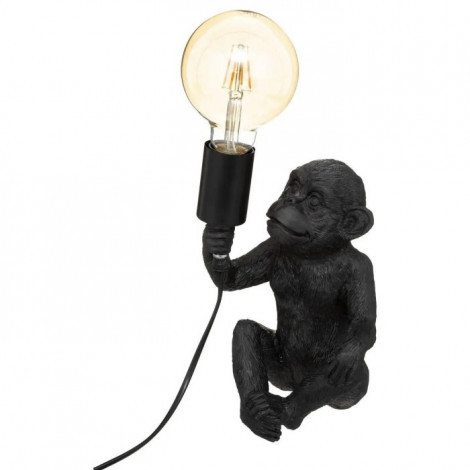 Lampe à Poser Design "Singe" 24cm Noir|Lampes à poser|Paris Prix