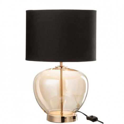 Lampe à Poser Déco "Fairy" 31cm Or & Noir|Lampes à poser|Paris Prix