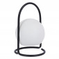 Lampe à Poser Design Led "Batterie" 29cm Blanc|Lampes à poser|Paris Prix
