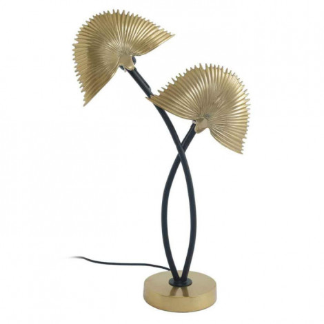 Lampe à Poser 2 Têtes Design "Sue" 60cm Or|Lampes à poser|Paris Prix