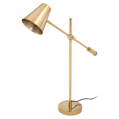 Lampe à Poser Fabriquée à la Main "Allen" 74cm Or|Lampes à poser|Paris Prix