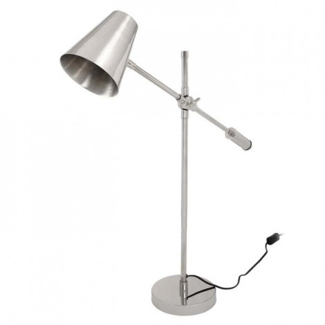 Lampe à Poser Fabriquée à la Main "Allen" 74cm Argent|Lampes à poser|Paris Prix
