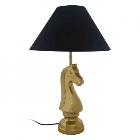 Lampe à Poser Vintage "Shah" 62cm Noir & Or|Lampes à poser|Paris Prix