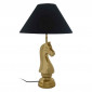 Lampe à Poser Vintage "Shah" 62cm Noir & Or|Lampes à poser|Paris Prix