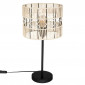 Lampe à Poser Design "Cosy" 47cm Noir & Beige|Lampes à poser|Paris Prix