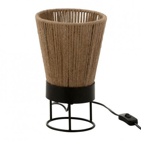 Lampe à Poser en Jute "Nina" 28cm Naturel|Lampes à poser|Paris Prix