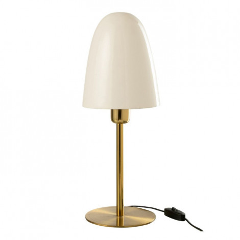 Lampe à Poser en Métal "Denny" 46cm Blanc|Lampes à poser|Paris Prix