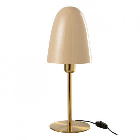 Lampe à Poser en Métal "Denny" 46cm Beige|Lampes à poser|Paris Prix
