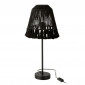 Lampe à Poser en Jute "Mila" 60cm Noir|Lampes à poser|Paris Prix