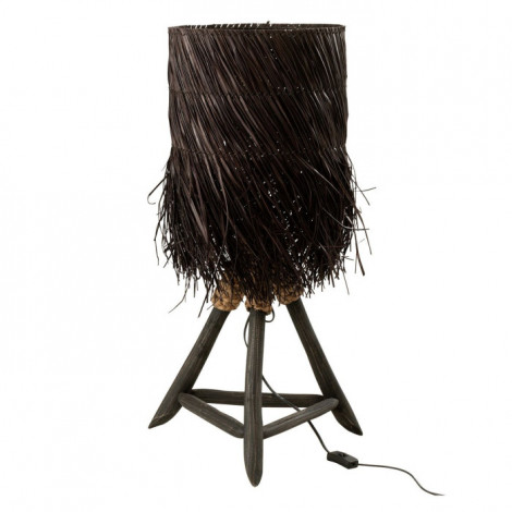 Lampe à Poser Branche en Bois "Arthur" 61cm Marron|Lampes à poser|Paris Prix