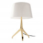 Lampe à Poser en Verre "Angelina" 43cm Blanc|Lampes à poser|Paris Prix