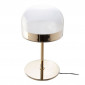 Lampe à Poser en Verre "Erna" 42cm Doré|Lampes à poser|Paris Prix