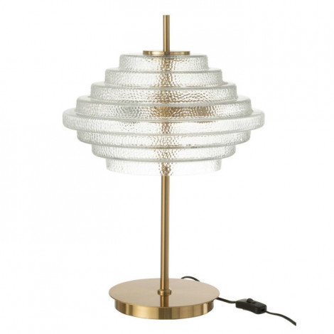 Lampe à Poser Design "Merla" 54cm Transparent|Lampes à poser|Paris Prix