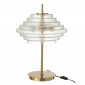 Lampe à Poser Design "Merla" 54cm Transparent|Lampes à poser|Paris Prix