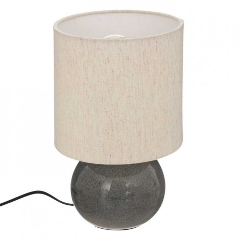Lampe à Poser Boule "Gaia" 28cm Gris|Lampes à poser|Paris Prix