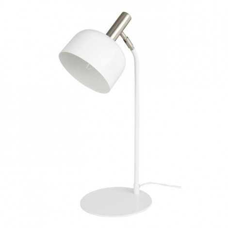 Lampe à Poser en Métal "Tilt" 56cm Blanc|Lampes à poser|Paris Prix