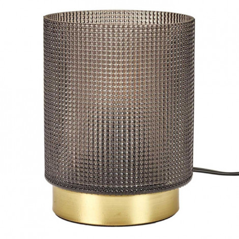 Lampe à Poser Design Embossé "Lounge" 15cm Noir|Lampes à poser|Paris Prix