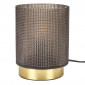 Lampe à Poser Design Embossé "Lounge" 15cm Noir|Lampes à poser|Paris Prix