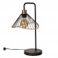 Lampe à Poser en Métal "Lounge" 47cm Noir|Lampes à poser|Paris Prix