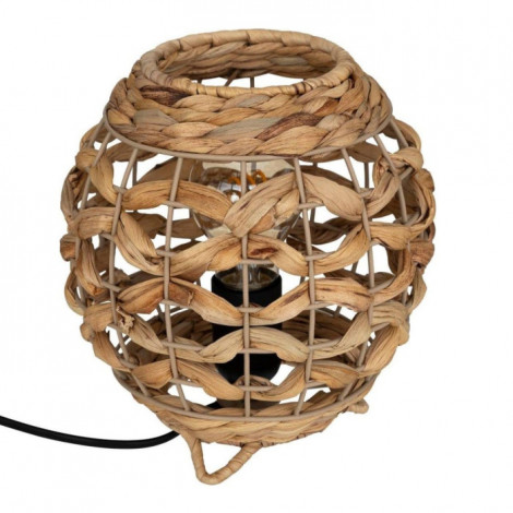 Lampe à poser "Jacinthe" 20cm Naturel|Lampes à poser|Paris Prix