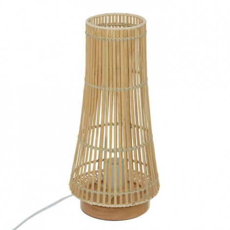Lampe à Poser en Bambou "Mahé" 38cm Naturel|Lampes à poser|Paris Prix