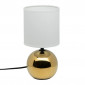 Lampe à Poser Céramique "Boule" 25cm Or|Lampes à poser|Paris Prix