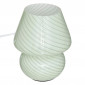 Lampe à Poser en Verre "Cara" 18cm Vert|Lampes à poser|Paris Prix