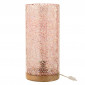 Lampe à Poser Mosaïque "Cyra" 45cm Rose|Lampes à poser|Paris Prix