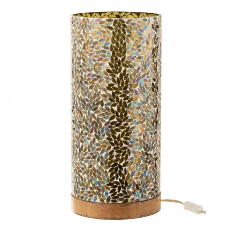 Lampe à Poser Mosaïque "Cyra" 45cm Vert|Lampes à poser|Paris Prix