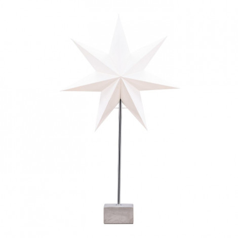 Lampe Design Étoile "Grovelfjall" 65cm Blanc|Lampes à poser|Paris Prix