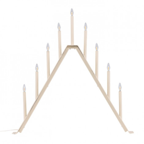 Lampe à Poser Bougeoir Déco "Are" 64cm Beige|Lampes à poser|Paris Prix