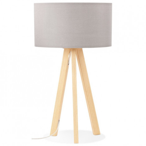 Lampe à Poser "Fidelio" 64cm Gris|Lampes à poser|Paris Prix