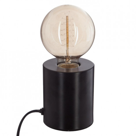 Lampe à Poser "Tube" 10cm Noir|Lampes à poser|Paris Prix