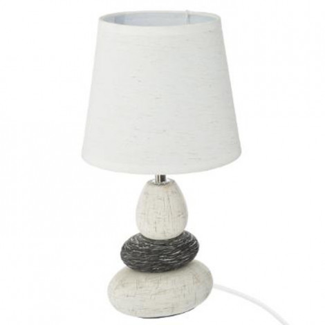 Lampe À Poser "Galets" 33cm Ivoire|Lampes à poser|Paris Prix