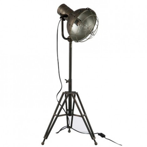 Lampe à Poser Industrielle "Néo" 93cm Gris|Lampes à poser|Paris Prix