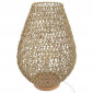 Lampe à Poser Métal & Papier "Été" 55cm Naturel|Lampes à poser|Paris Prix
