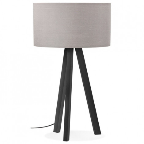 Lampe à Poser Design "Mala" 64cm Gris & Noir|Lampes à poser|Paris Prix