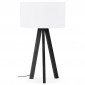 Lampe à Poser Design "Mala" 64cm Blanc & Noir|Lampes à poser|Paris Prix