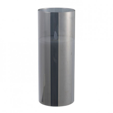 Lampe à Poser en Verre Led "Bright" 25cm Gris|Lampes à poser|Paris Prix
