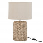 Lampe à Poser Déco Ciment "Tressée" 48cm Naturel|Lampes à poser|Paris Prix