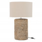 Lampe à Poser Déco Ciment "Tressée" 71cm Naturel|Lampes à poser|Paris Prix