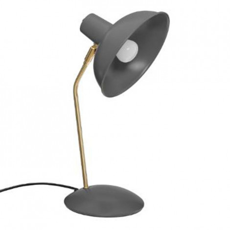 Lampe à Poser en Métal "Célia" 38cm Gris|Lampes à poser|Paris Prix