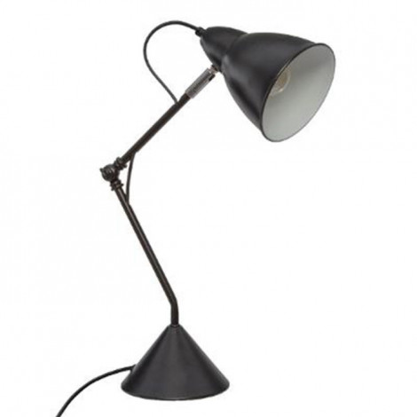 Lampe à Poser Design en Métal "Aude" 62cm Noir|Lampes à poser|Paris Prix