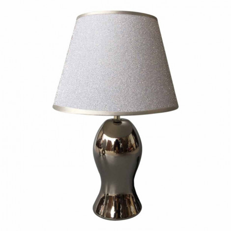 Lampe à Poser Déco "Mélia" 37cm Argent|Lampes à poser|Paris Prix