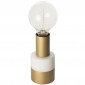 Lampe à Poser en Marbre "Lalande" 14cm Blanc|Lampes à poser|Paris Prix