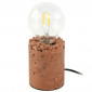 Lampe à Poser Déco "Curacao" 9cm Cuivre|Lampes à poser|Paris Prix