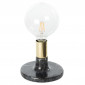Lampe à Poser en Marbre "Mrs Glow" 16cm Noir|Lampes à poser|Paris Prix