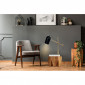 Lampe à Poser en Marbre "Spiro" 54cm Noir|Lampes à poser|Paris Prix
