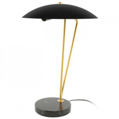 Lampe à Poser Design "Kayani" 58cm Or & Noir|Lampes à poser|Paris Prix
