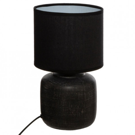Lampe à Poser Déco "Salta" 26cm Noir|Lampes à poser|Paris Prix